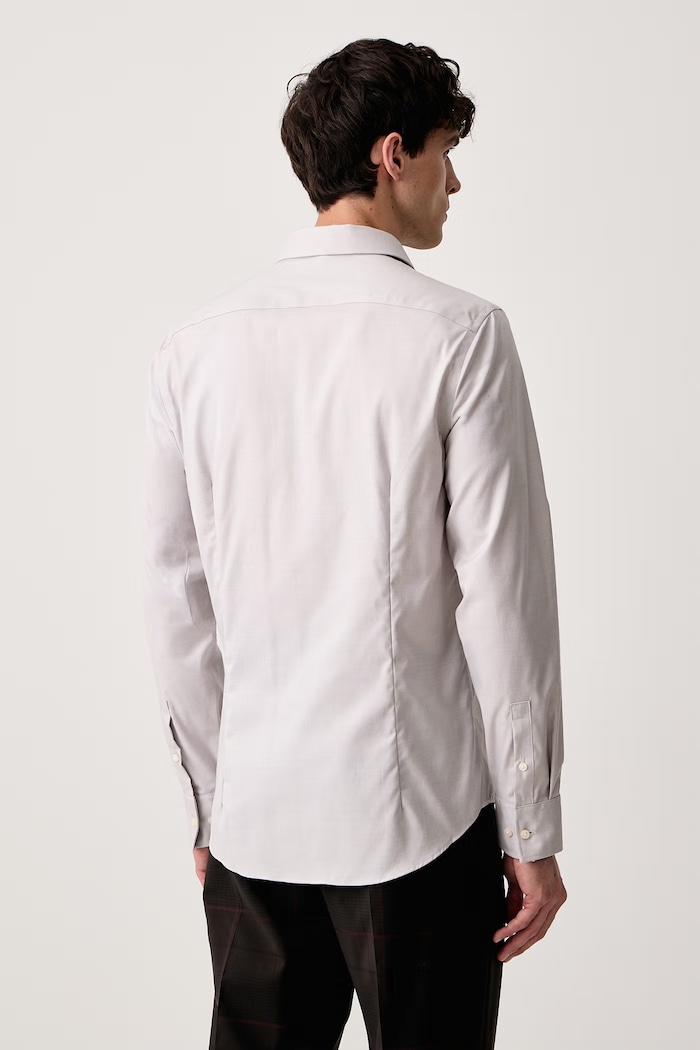Odzież Calvin Klein Koszula męska bawełniana z elastanem LV019EU164 szary