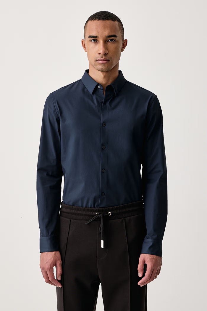 Calvin Klein Košeľa pánska tmavomodrá LV04LF132G