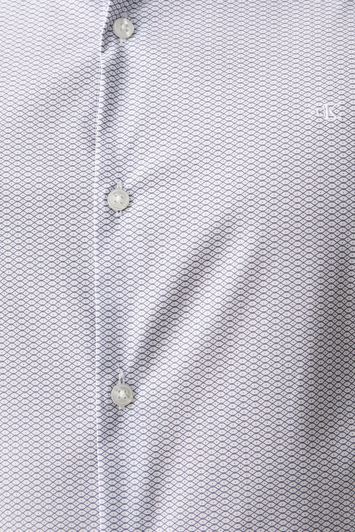 Calvin Klein koszula męska bawełniana z elastanem LV019EU153 niebieski