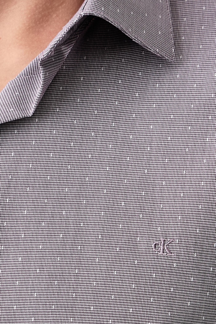 Košulja za muškarce od pamuka s elastanom Calvin Klein ljubičasta LV019EU151