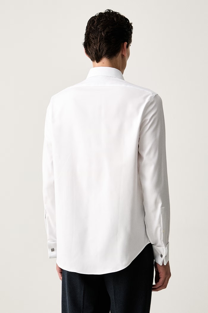 Odzież Calvin Klein koszula oxford męska bawełniana LV019EU062 biały