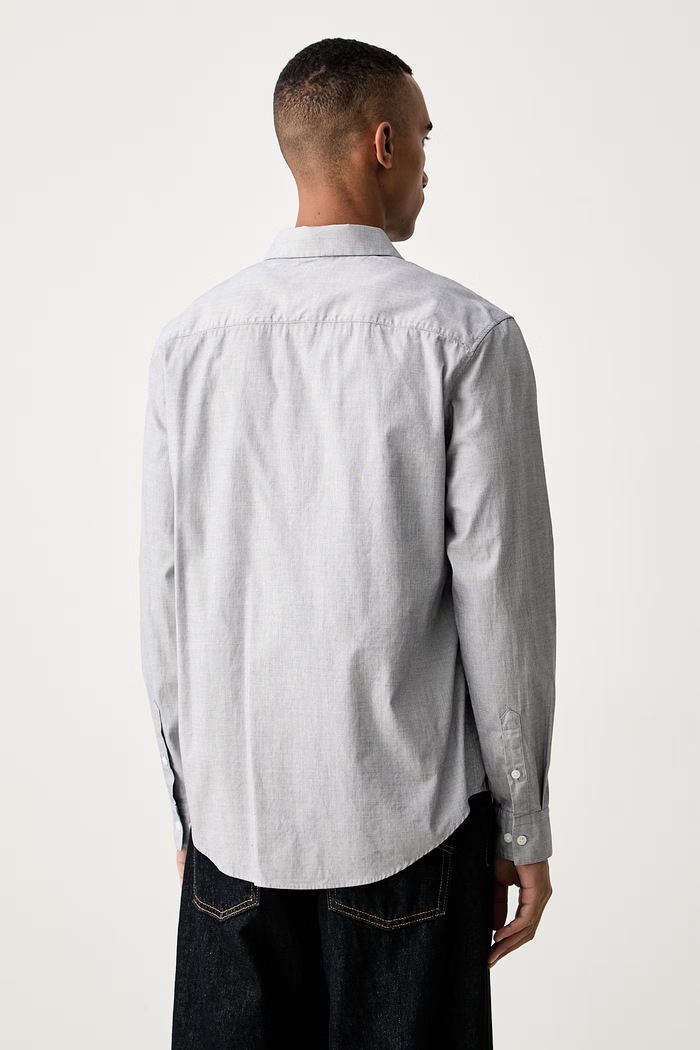 Odzież Calvin Klein koszula męska bawełniana LV04LH111G granatowy