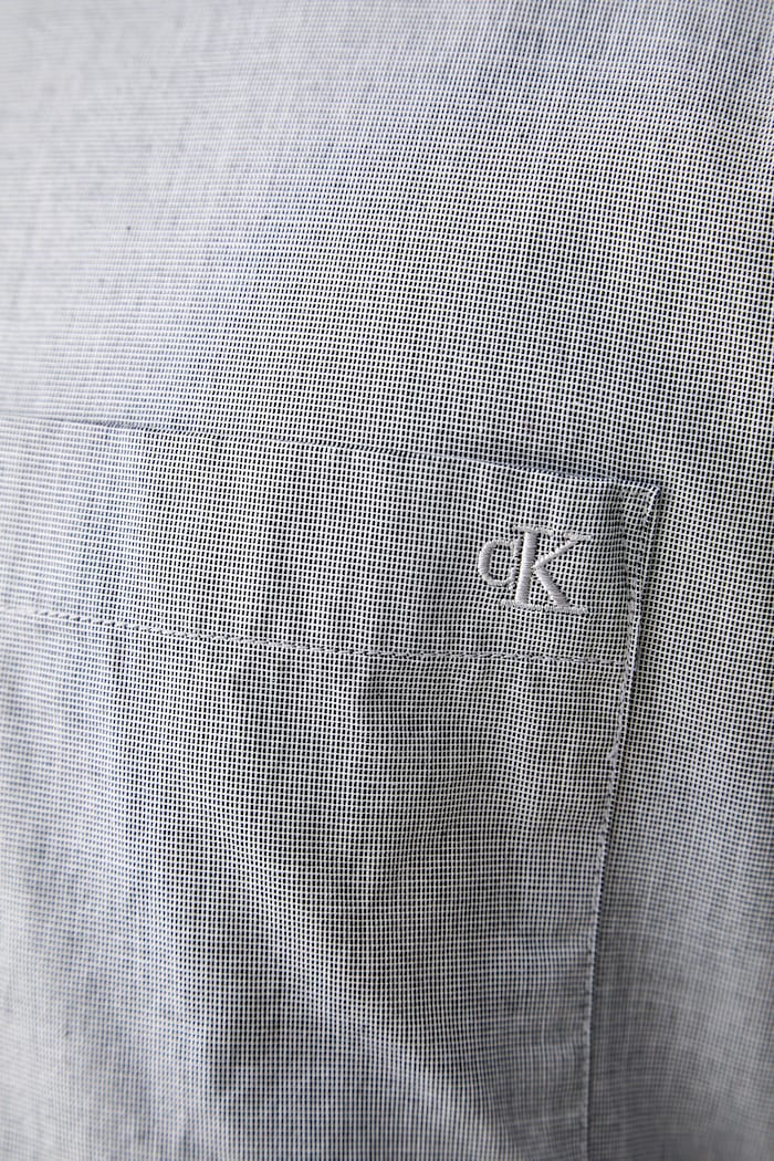 Calvin Klein koszula męska bawełniana LV04LH111G granatowy