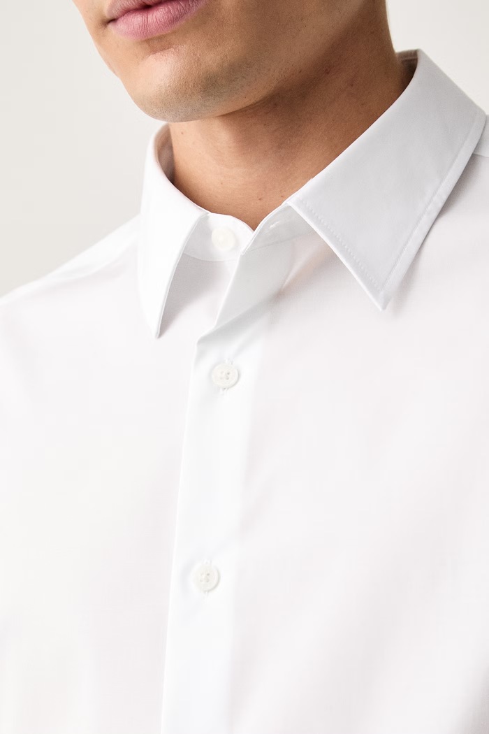 Calvin Klein koszula męska z bawełną LV04LH105G biały
