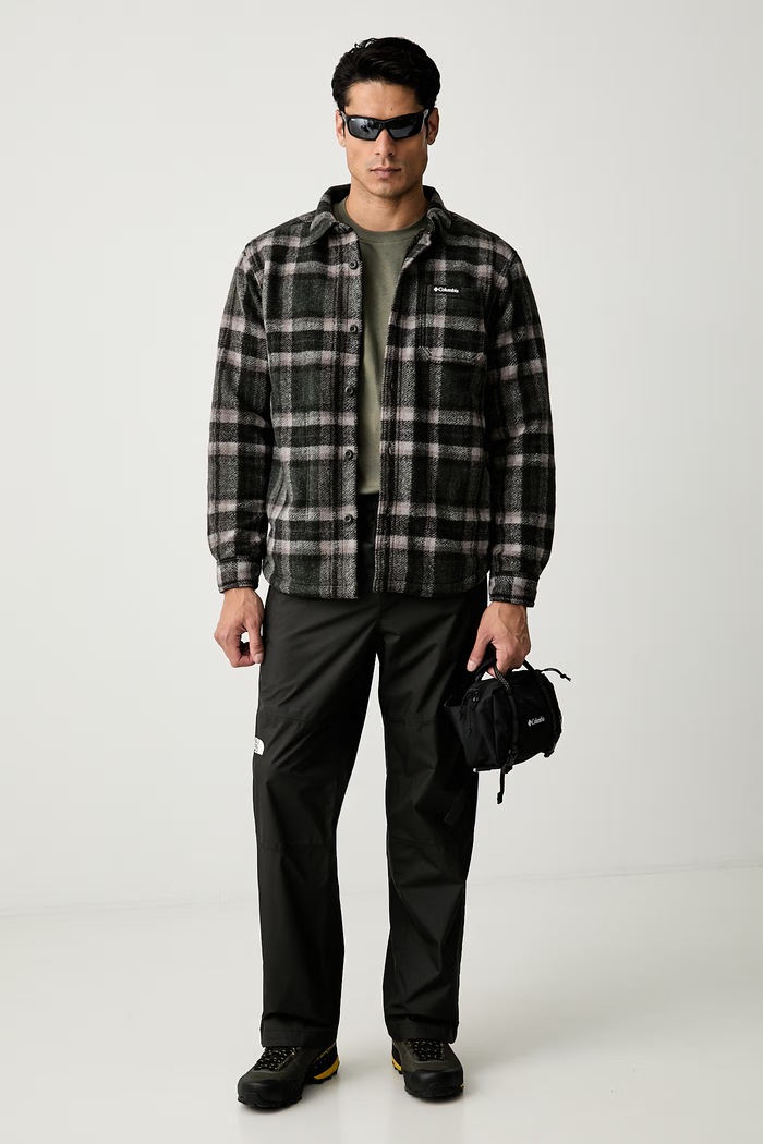 Columbia krótka kurtka męska Hunter Arch 2173651 szary AW26