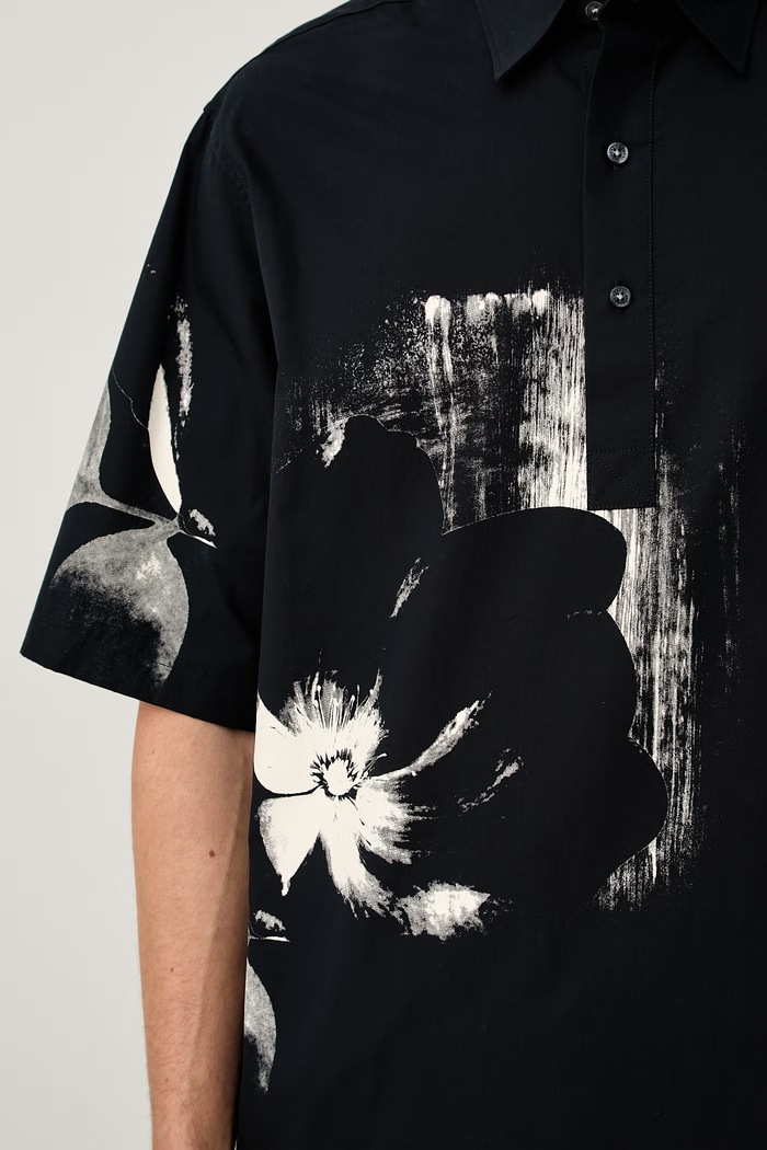 Armani Exchange koszula męska bawełniana XM003546.AF10255 granatowy
