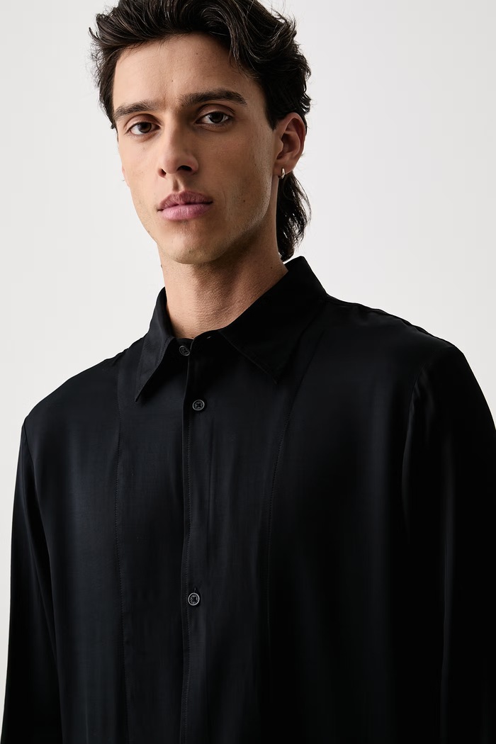 Armani Exchange koszula męska z wiskozy granatowy XM003006.AF13235