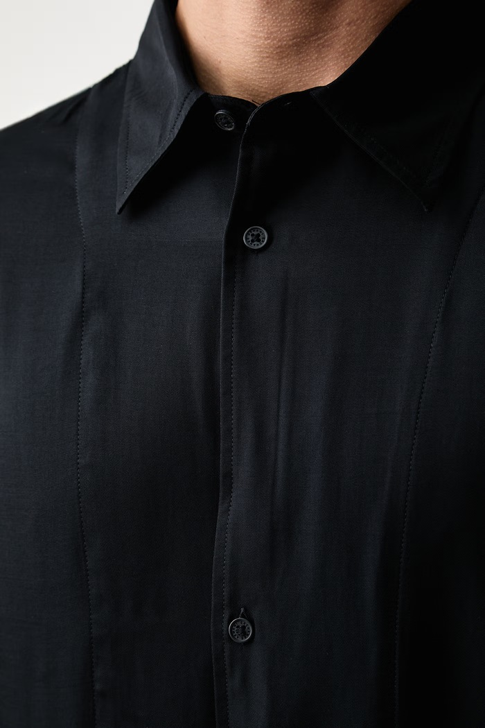 Armani Exchange koszula męska z wiskozy XM003006.AF13235 granatowy