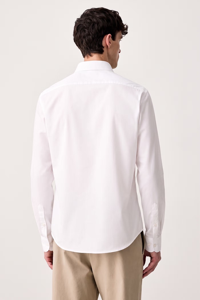 Odzież Trussardi Koszula męska bawełniana 5050N000092N biały