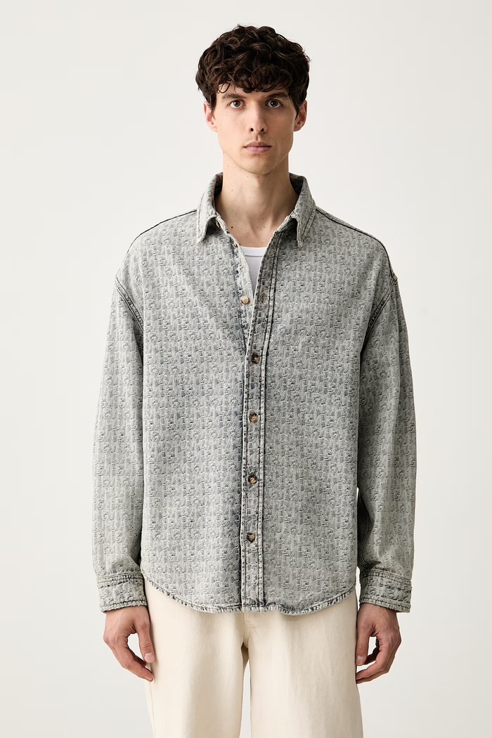 Emporio Armani koszula męska jeansowa niebieski EM006497.AF27500