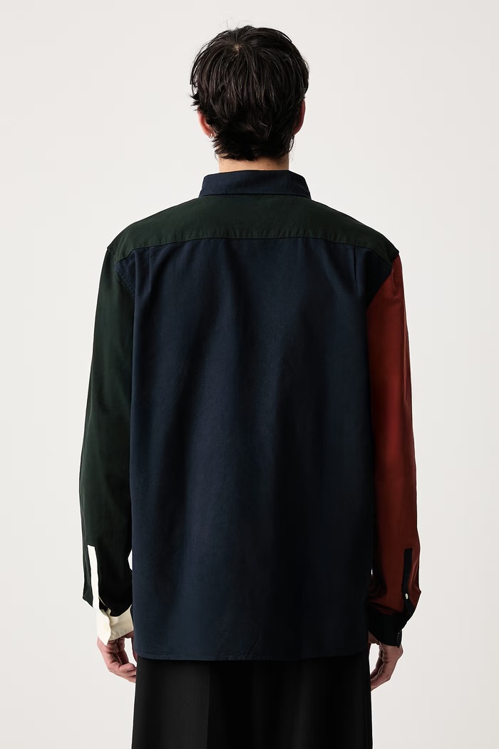 Odzież Fred Perry Koszula męska bawełniana M3453.608 zielony