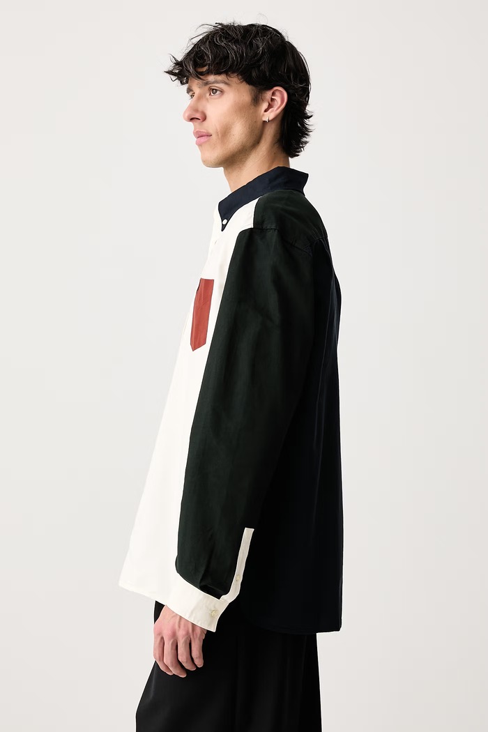 Koszula męska bawełniana Fred Perry M3453.608 zielony