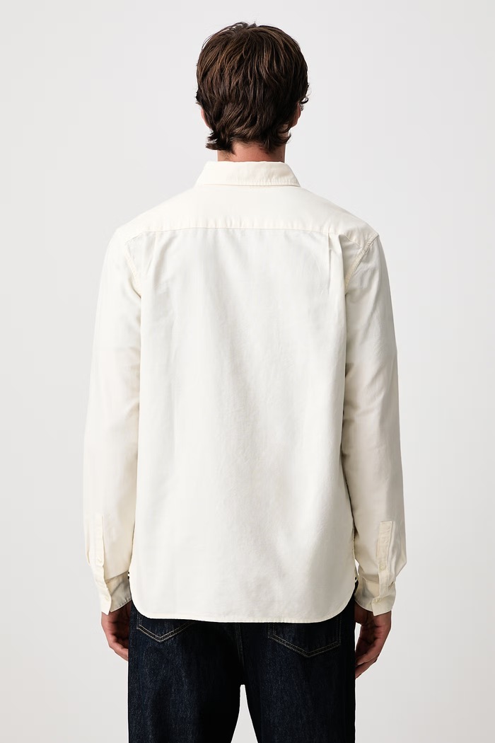 Odzież Fred Perry Koszula męska bawełniana M3452.560 beżowy