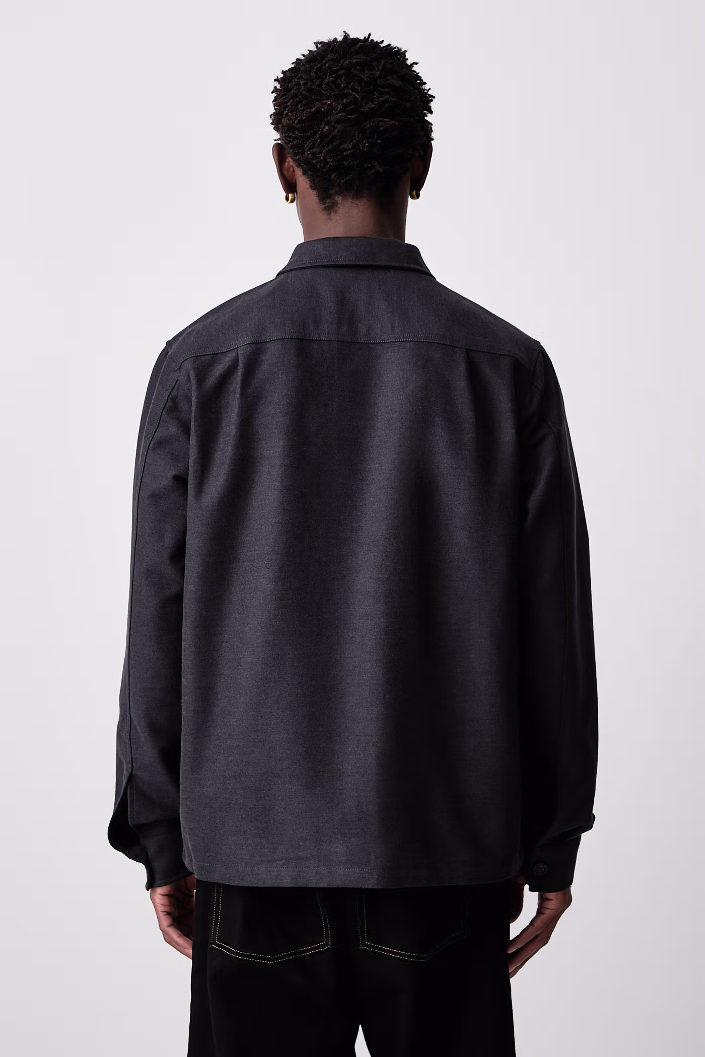 Odzież Fred Perry Koszula męska bawełniana M1723.948 szary