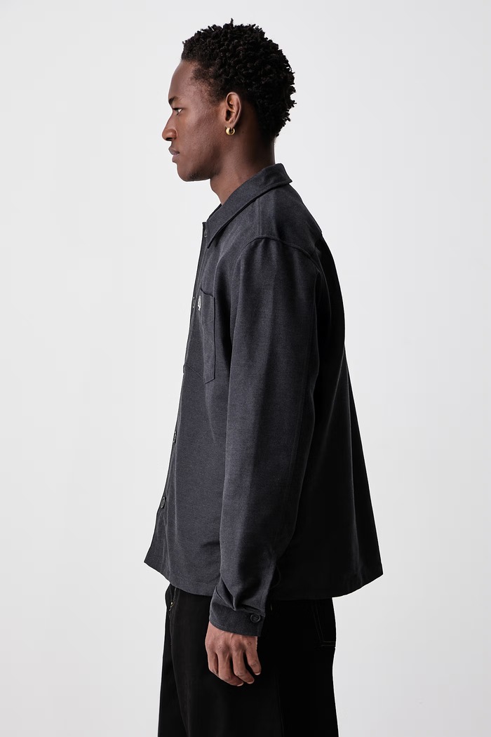 Koszula męska bawełniana Fred Perry M1723.948 szary