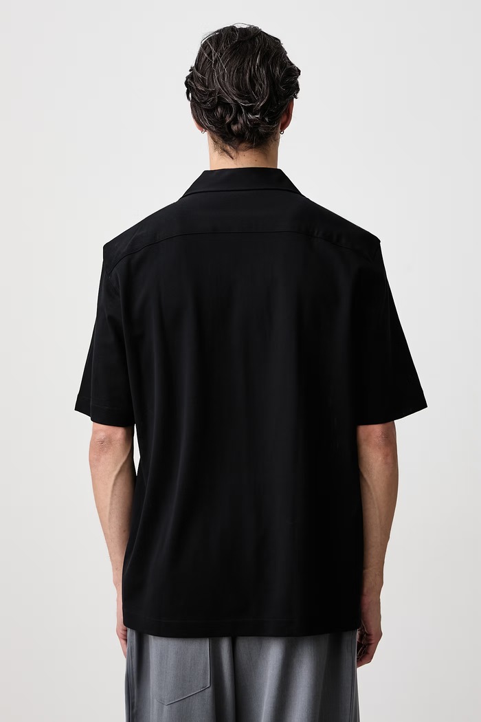 Odzież Fred Perry Koszula męska bawełniana M1745.184 czarny