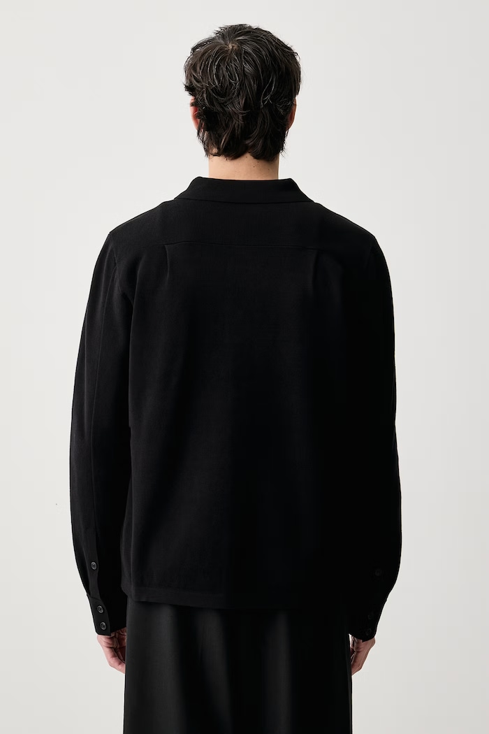 Odzież Fred Perry Kardigan męski bawełniany K3311.102 czarny