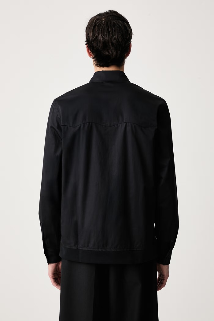 Odzież Fred Perry Koszula męska bawełniana M3381.102 czarny