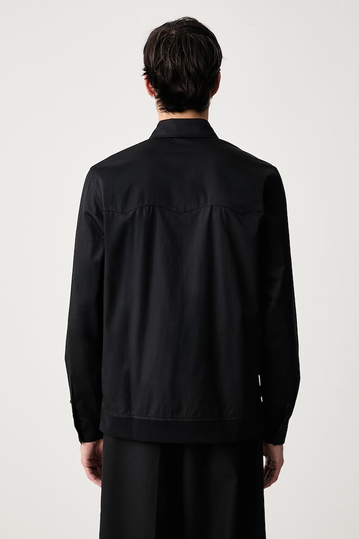 Odzież Fred Perry Koszula męska bawełniana M3381.102 czarny