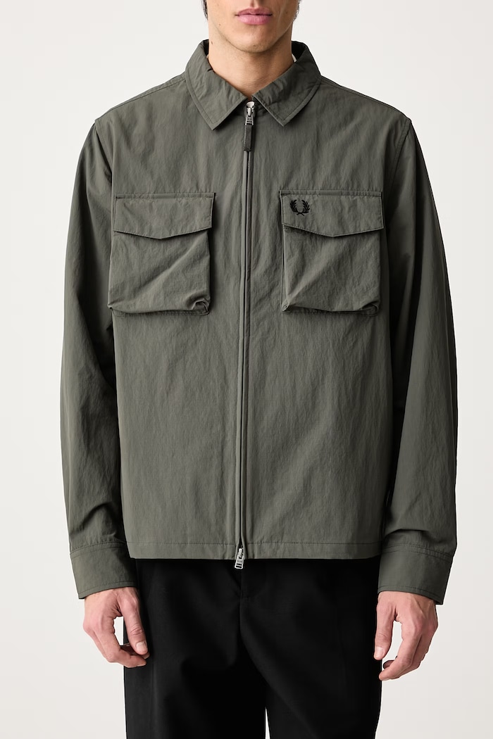 Kurtka koszulowa męska Fred Perry zielony M2402.638