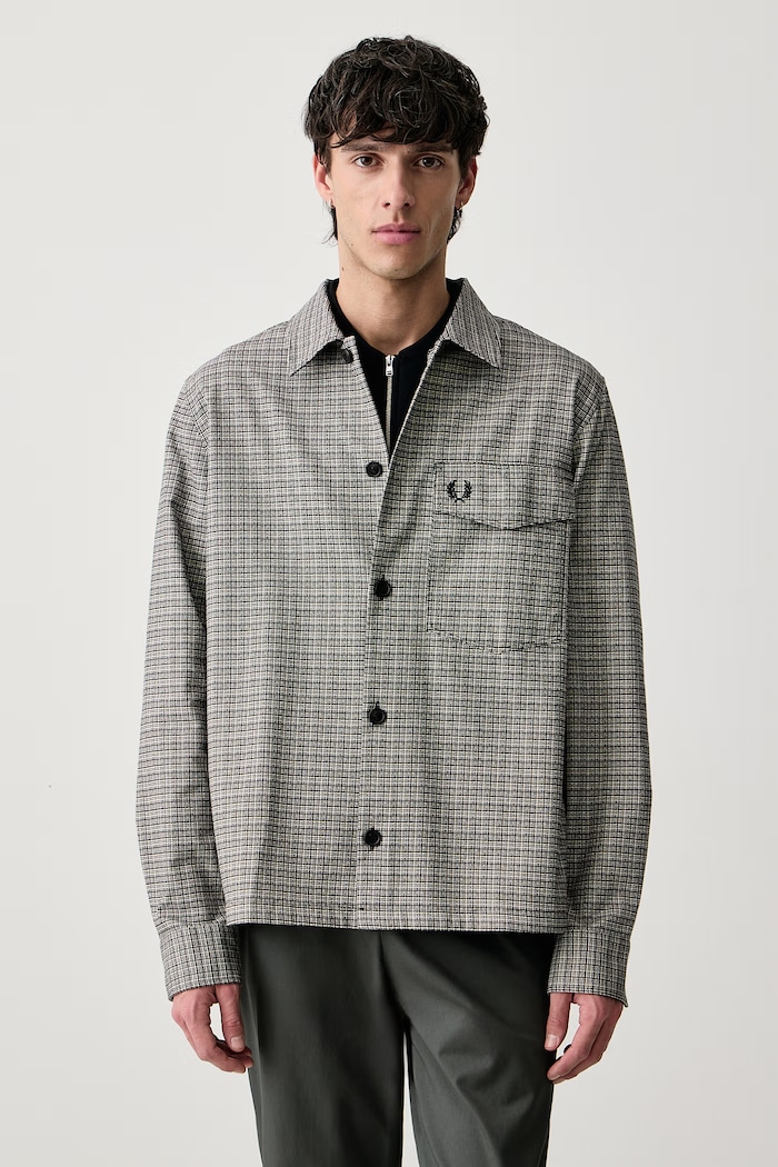 Fred Perry Koszula męska bawełniana czarny M3320.68D