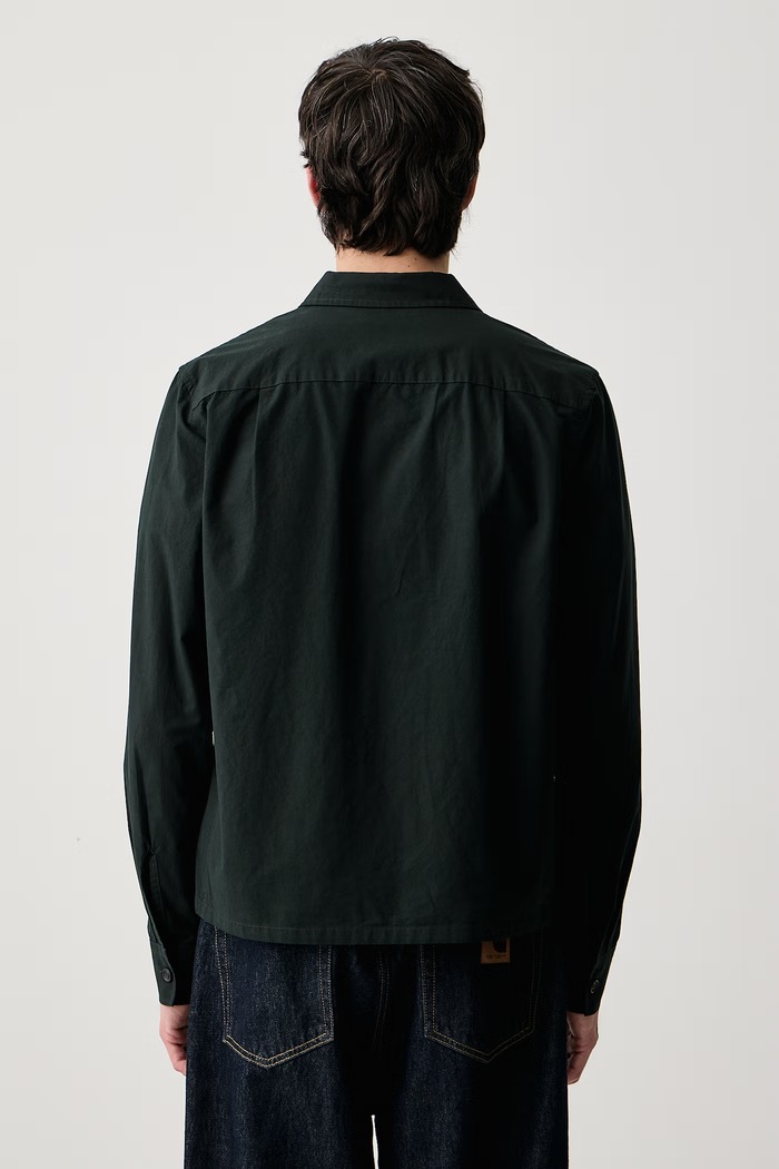 Odzież Fred Perry Koszula męska bawełniana M3738.Q20 zielony