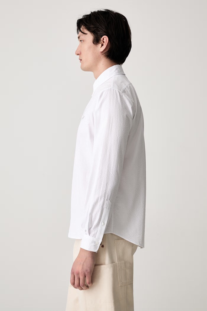 Kenzo koszula bawełniana męska FG65CH4109KB biały AW26