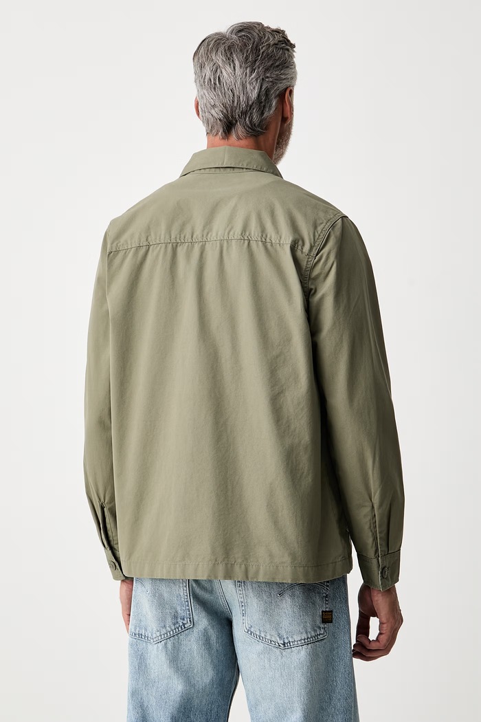 Odzież Barbour kurtka koszulowa męska bawełniana Sherburn MOS0479 zielony