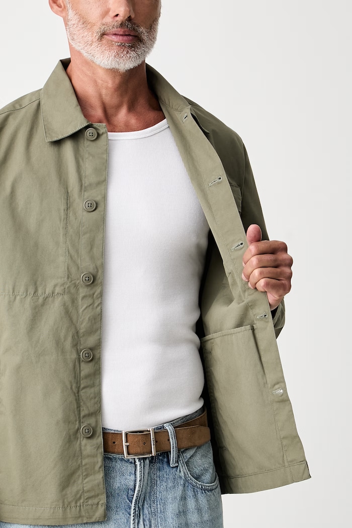 Barbour kurtka koszulowa męska bawełniana Sherburn MOS0479
