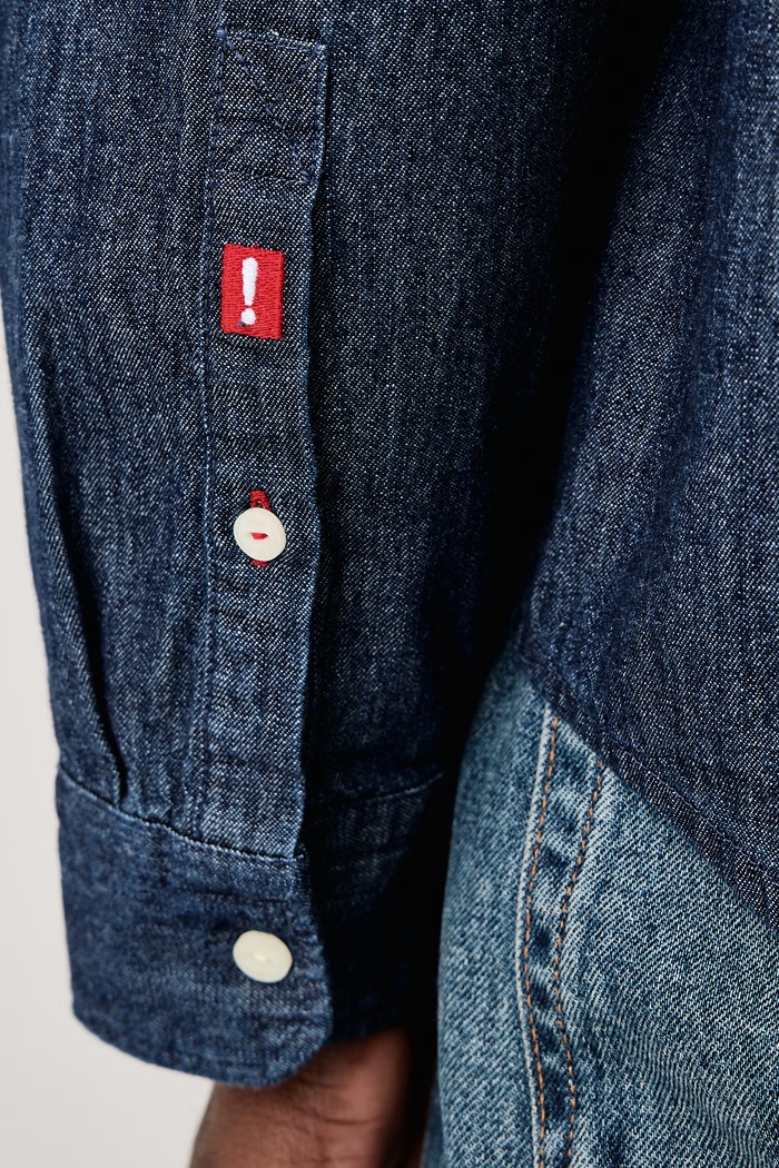 Koszula męska jeansowa Joop! granatowy 30103173