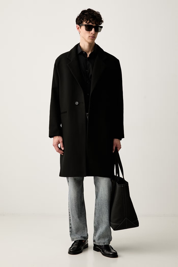 Tommy Hilfiger srajca moška z bombažem MW0MW43122 črna AW26