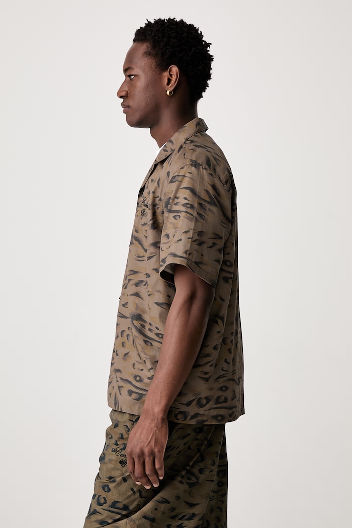 Carhartt WIP S/S Travon рубашка с хлопком для мужчин I036808 мультиколор AW26