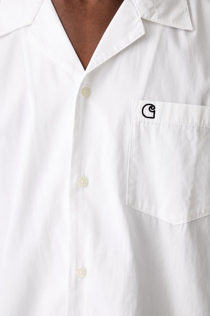 Carhartt WIP S/S Kendry koszula bawełniana męska I036809 biały