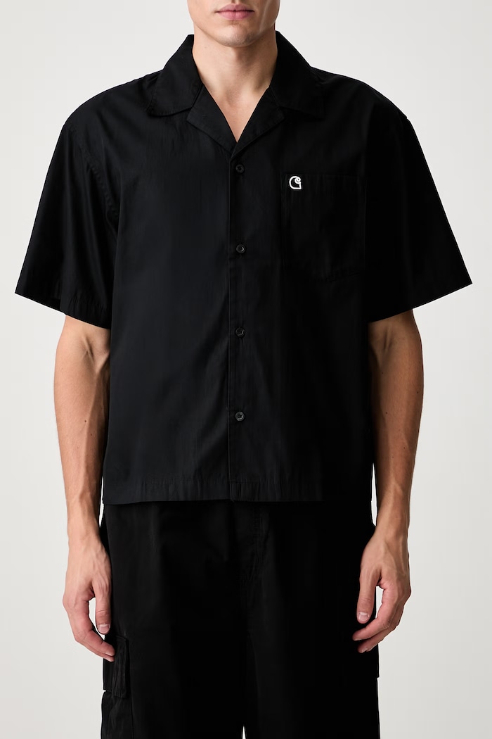 Carhartt WIP S/S Kendry koszula bawełniana męska I036809 czarny