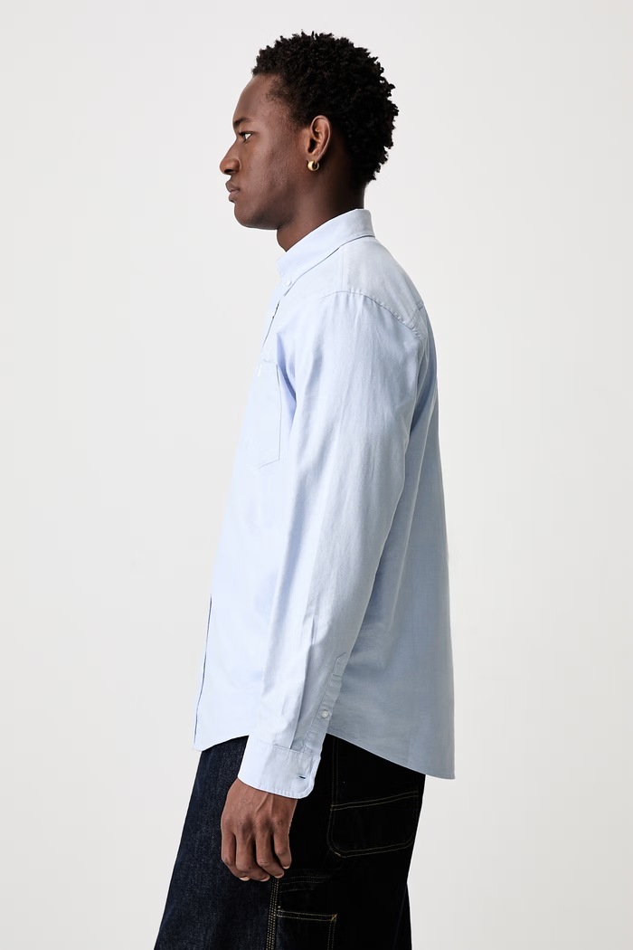 Carhartt WIP L/S C-Logo shirt cotton Men's I030799 blue AW26