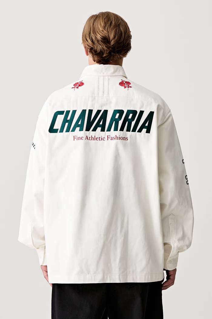 Дрехи adidas Originals x Willy Chavarria риза от памук мъжка KV1980 бежов