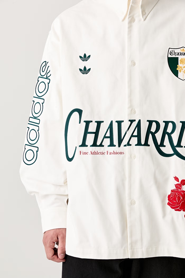 adidas Originals x Willy Chavarria риза от памук мъжка KV1980