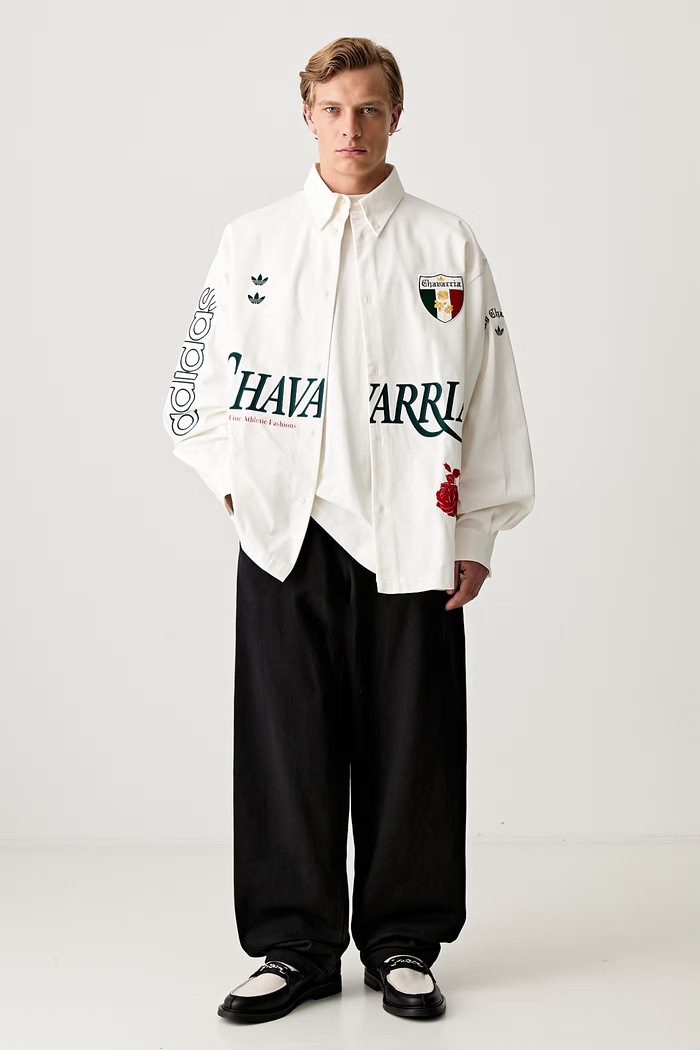 adidas Originals x Willy Chavarria риза от памук мъжка KV1980