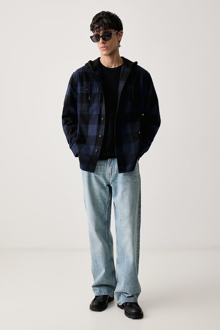 Levi's Koszula męska jeansowa CLASSIC HOODED WORKER 0086Q granatowy AW26