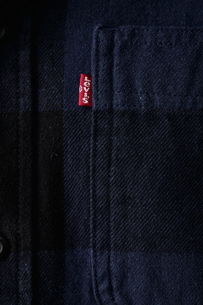 Koszula męska jeansowa CLASSIC HOODED WORKER Levi's granatowy 0086Q