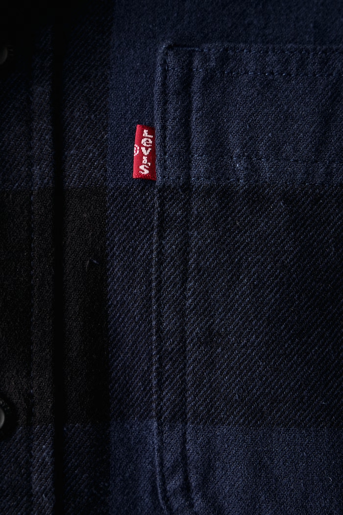 Koszula męska jeansowa CLASSIC HOODED WORKER Levi's granatowy 0086Q