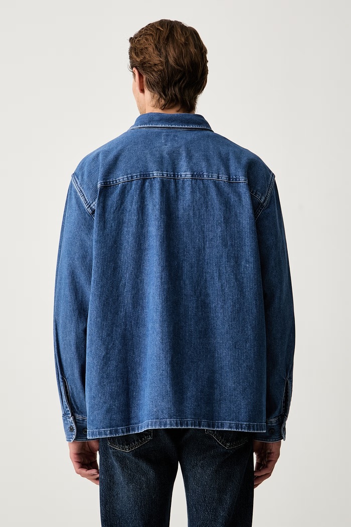 Odjeća Levi's košulja za muškarce traper WALLER RELAX 0086H plava