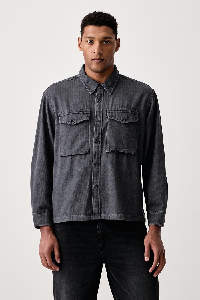 Levi's Koszula męska jeansowa WALLER RELAX szary 0086H