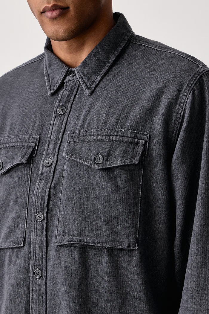 Koszula męska jeansowa WALLER RELAX Levi's 0086H szary