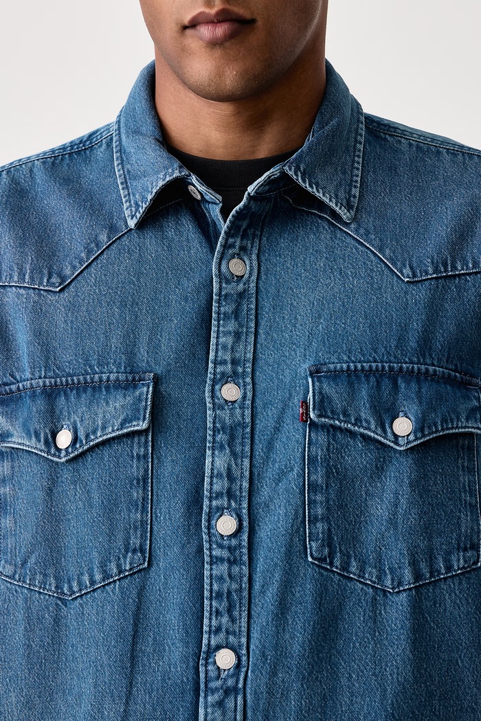 Πουκάμισο ανδρικό ντένιμ DENAMORE WESTERN Levi's 0085T μπλε