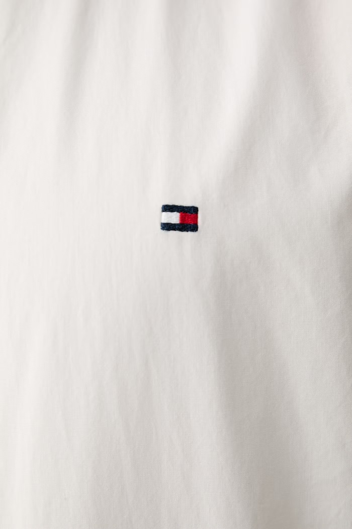 Tommy Hilfiger košile pánská bavlněná MW0MW43298 béžová