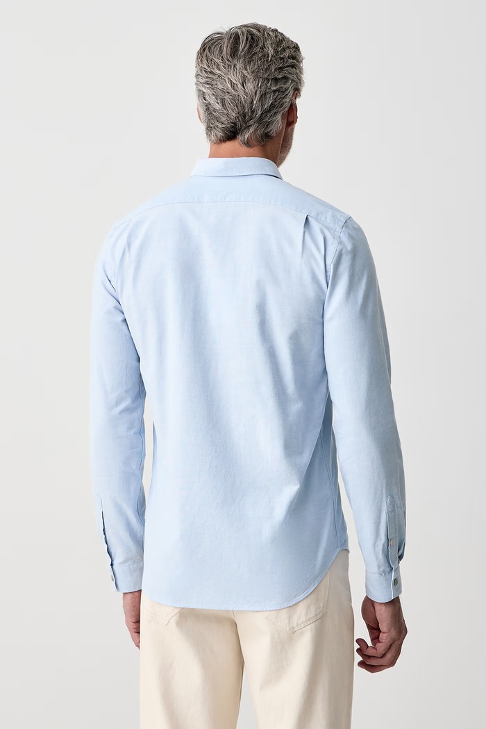 Odzież PS Paul Smith Koszula męska bawełniana M2R.612P.W21846 niebieski