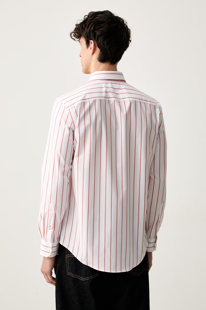 Oblečenie Tommy Hilfiger košeľa pánska MW0MW43430 oranžová