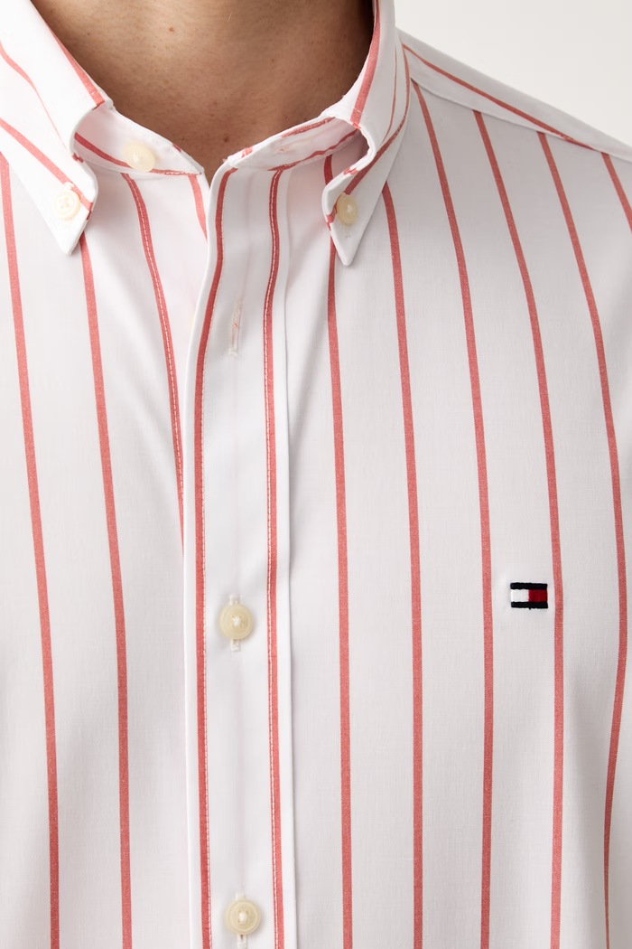 Tommy Hilfiger košeľa pánska MW0MW43430 oranžová