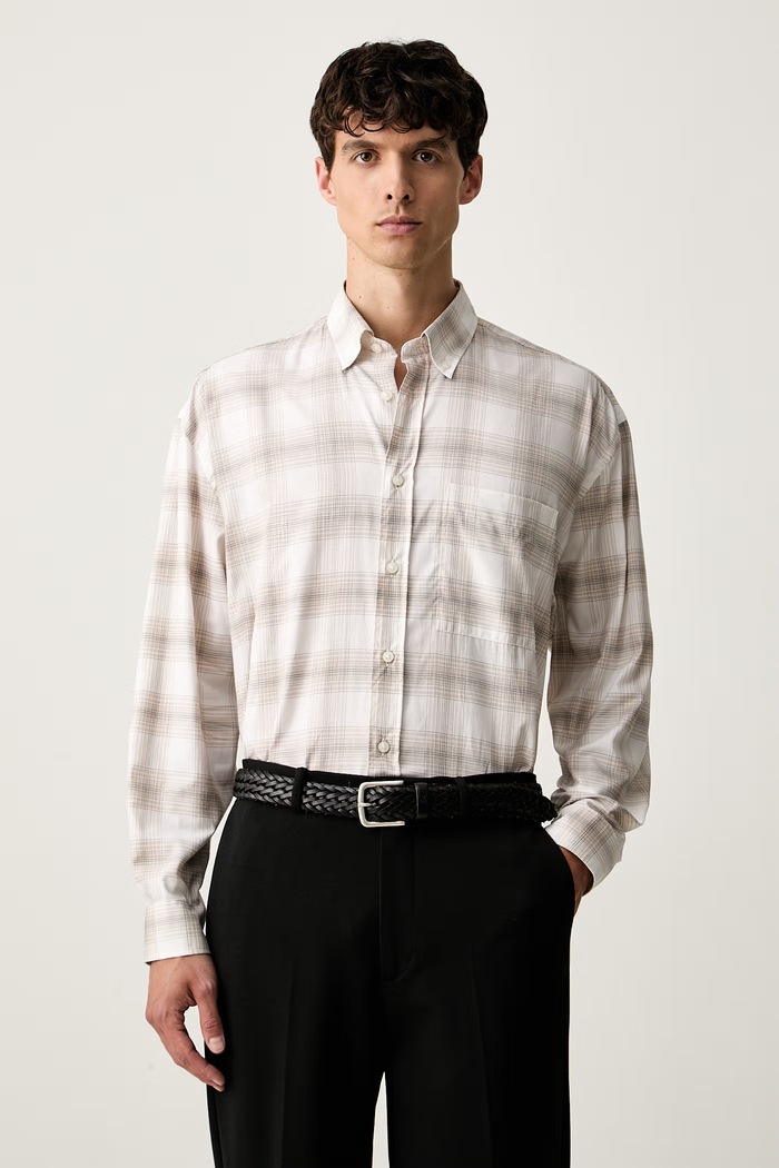 BOSS koszula męska bawełniana C-CODY-BD-P-263 beżowy 50567421